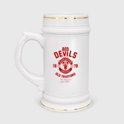 Манчестер Юнайтед – Кружка пивная с принтом купить