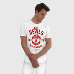Мужская пижама хлопок Манчестер Юнайтед - фото 2