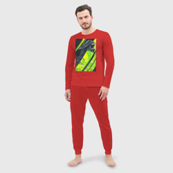 Мужская пижама с лонгсливом хлопок Чужой   alien - фото 2