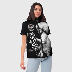 Женский жилет утепленный 3D Хабиб Нурмагомедов - фото 2