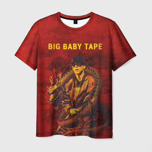 Мужская футболка с принтом Big baby tape - Dragonborn, вид спереди №1