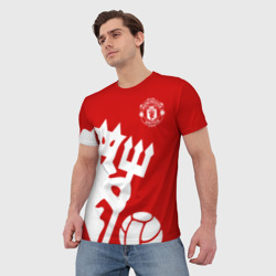 Мужская футболка 3D Манчестер Юнайтед - фото 2