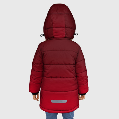 Зимняя куртка для девочек 3D Всегда верь в чудо!, цвет черный - фото 4