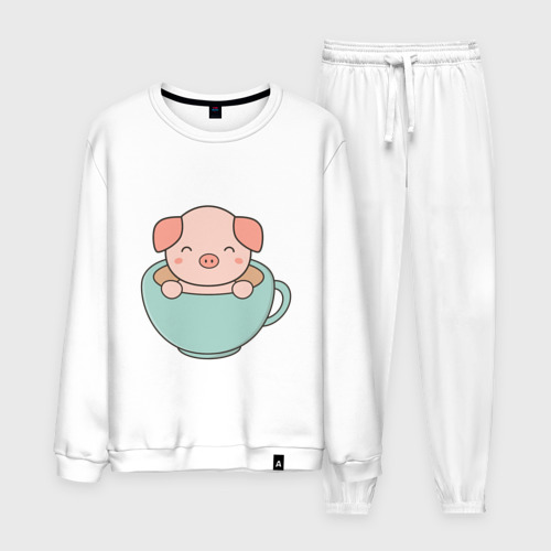 Мужской костюм хлопок Cup of Pig