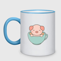 Кружка двухцветная Cup of Pig