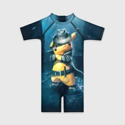 Детский купальный костюм 3D Пикачу Холмс