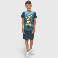 Детский костюм с шортами 3D Пикачу Холмс - фото 2