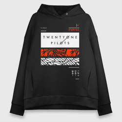 Женское худи Oversize хлопок Twenty One Pilots