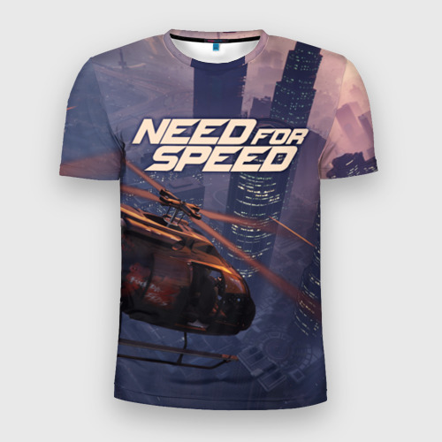 Мужская футболка 3D Slim Need for Speed, цвет 3D печать