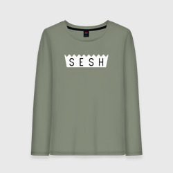 Женский лонгслив хлопок Bones sesh