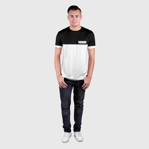 Мужская футболка 3D Slim DEAD SESH (НА СПИНЕ), цвет 3D печать - фото 4