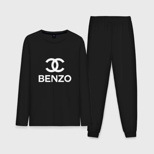 Мужская пижама с лонгсливом хлопок Benzo gang