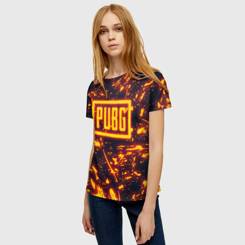 Женская футболка 3D PUBG, цвет 3D печать - фото 3