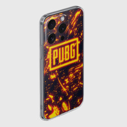 Чехол для iPhone 15 Pro силиконовый с защитой камеры PUBG - фото 2