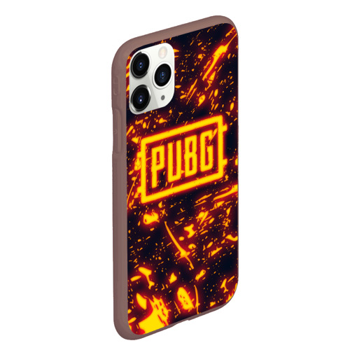 Чехол для iPhone 11 Pro Max матовый PUBG, цвет коричневый - фото 3