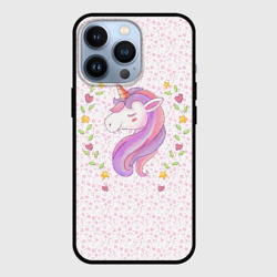 Чехол для iPhone 13 Pro Милый единорог