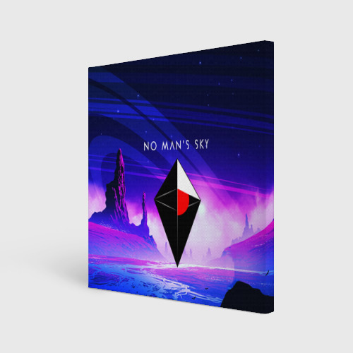 Холст квадратный NO MANS SKY 2019, цвет 3D печать