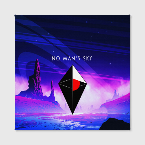 Холст квадратный NO MANS SKY 2019, цвет 3D печать - фото 2