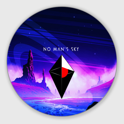 Круглый коврик для мышки NO MANS SKY 2019