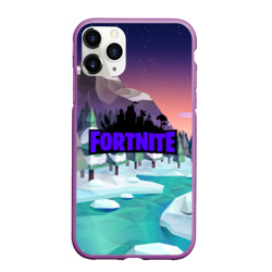 Чехол для iPhone 11 Pro Max матовый Fortnite