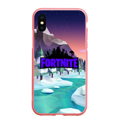 Чехол для iPhone XS Max матовый Fortnite