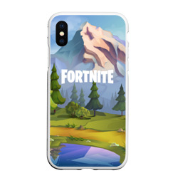 Чехол для iPhone XS Max матовый Fortnite