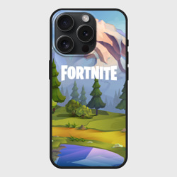Чехол силиконовый для Apple iPhone 15 Pro матовый Fortnite