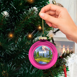 Ёлочный шар стеклянный/пластиковый Fortnite - фото 2