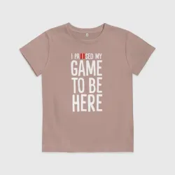 Детская футболка хлопок I paused my game to be here