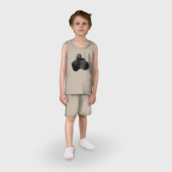 Детская пижама с шортами хлопок Зеркалка - фото 2