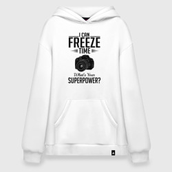 Худи SuperOversize хлопок I can freeze time