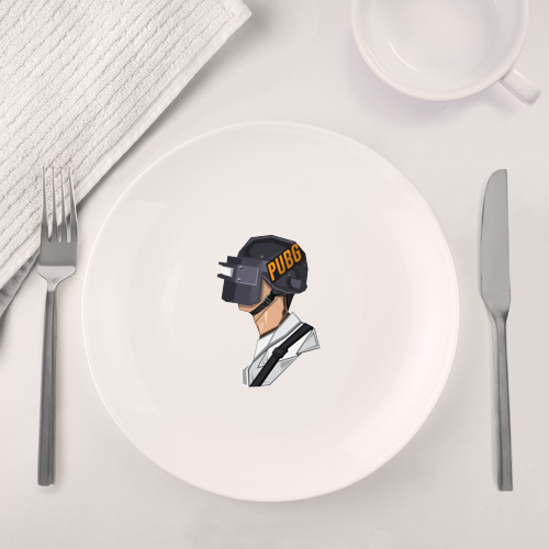 Набор: тарелка + кружка PUBG minimal - фото 4