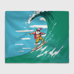 Плед 3D Summer Santa - surfing