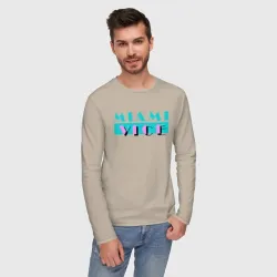 Мужской лонгслив хлопок Miami Vice Series - фото 3