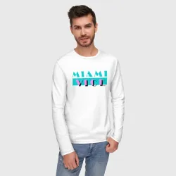 Мужской лонгслив хлопок Miami Vice Series - фото 3