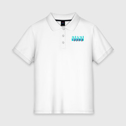 Женское поло хлопок Miami Vice Series