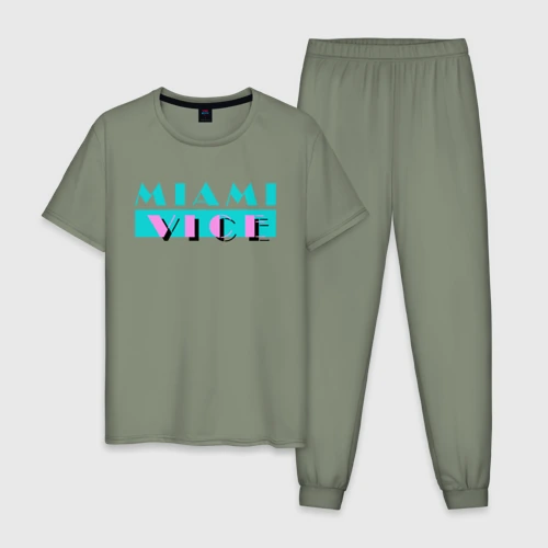 Мужская пижама хлопок Miami Vice Series