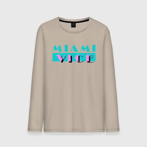 Мужской лонгслив хлопок Miami Vice Series