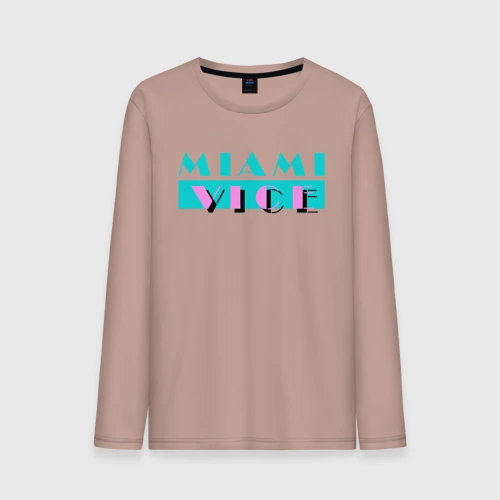 Мужской лонгслив хлопок Miami Vice Series