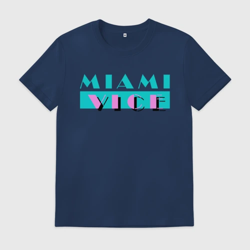 Мужская футболка хлопок Miami Vice Series