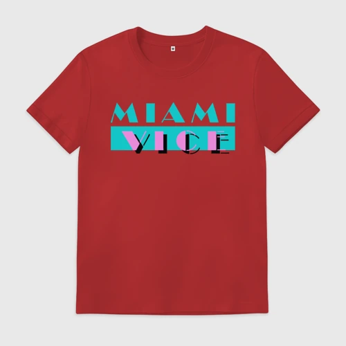 Мужская футболка хлопок Miami Vice Series