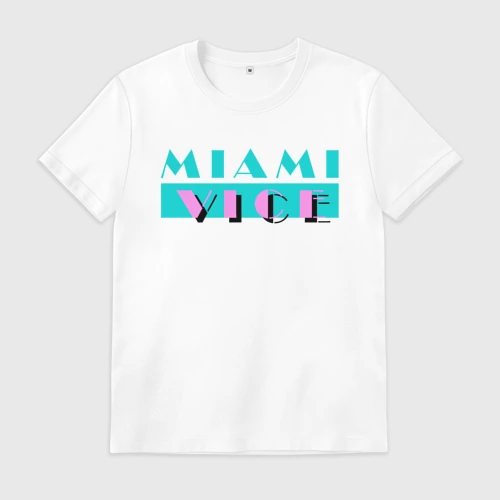 Мужская футболка хлопок Miami Vice Series