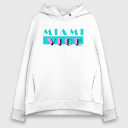 Женское худи Oversize хлопок Miami Vice Series