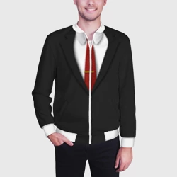 Мужской бомбер 3D Костюм 47 - фото 2