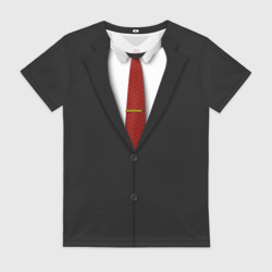 Женская футболка 3D Костюм 47