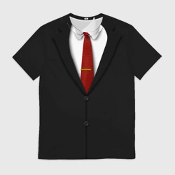 Мужская футболка 3D Костюм 47