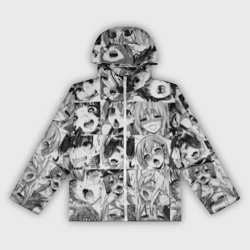 Женская ветровка 3D Такое разное ахегао. монохром