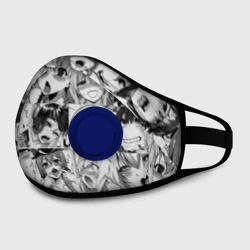 Маска из неопрена Такое разное ахегао. монохром