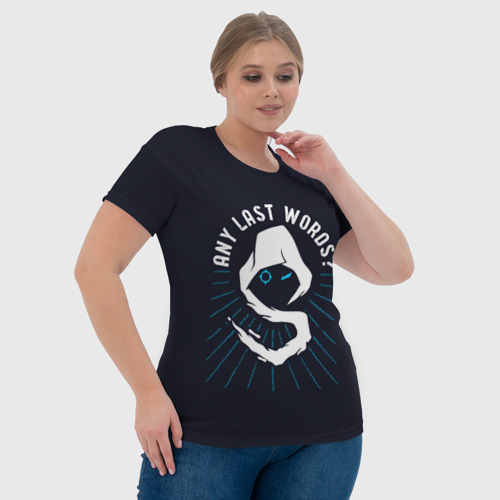 Женская футболка 3D Блогер «Shroud», цвет 3D печать - фото 6