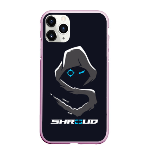 Чехол для iPhone 11 Pro матовый Стример «Shroud», цвет розовый